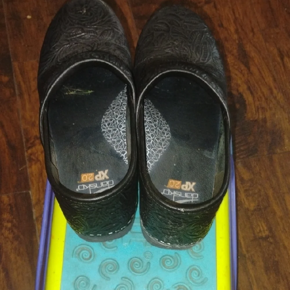 Dansko Black Slippers Comfortable Slip-On Design